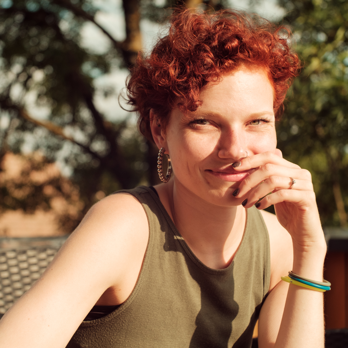 Photo of Marijke de Vos, choreographer Teddy shouldn't smoke